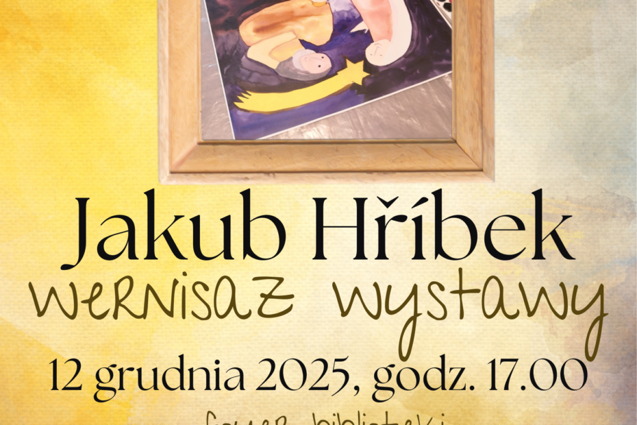 Mamy ogromna przyjemność zaprosić Państwa na wernisaż wystawy czeskiego artysty.